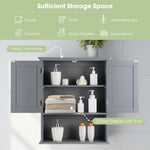 28" H x 23.5" W Wall Mount Medicine Cabinets with Adjustable Shelf and 2-Door for Bathroom Laundry Living Room