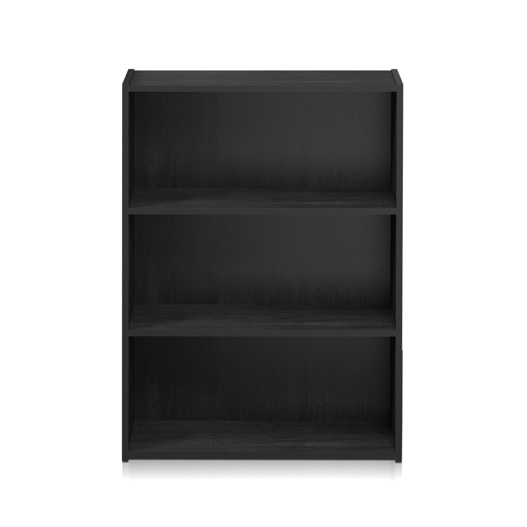 Furinno PASIR Book Shelf, 3-Tier Bookshelf, Storage Shelves Bookcase, 9.7 x 23.7 x 31.5, for Living Room, Bedroom, Home Office, Plain White