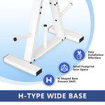 Weight Plate Rack, Weight Tree, Home Gym Storage Stand, Holds 300 lbs