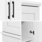 Furinno PASIR Book Shelf, 3-Tier Bookshelf, Storage Shelves Bookcase, 9.7 x 23.7 x 31.5, for Living Room, Bedroom, Home Office, Plain White