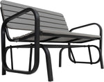 Lifetime 60361 Outdoor Swing Glider Bench, Storm Dust