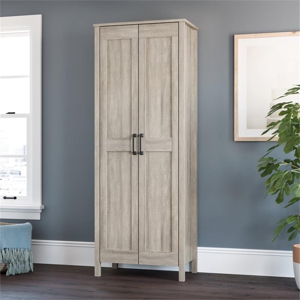 Sauder Miscellaneous Storage, Two-Door Storage Cabinet, in Spring Maple Finish