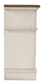 Signature Design By Ashley Realyn French Country Youth 6 Drawer Dresser, Chipped White & Brown