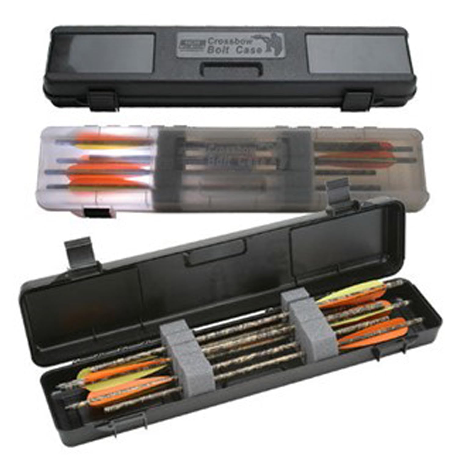 MTM BHCB-40 Crossbolt Case, Holds 12 Bolts up to 23", USA Made, Black