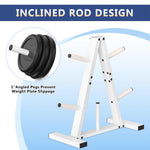 Weight Plate Rack, Weight Tree, Home Gym Storage Stand, Holds 300 lbs