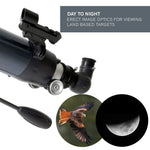 Celestron – AstroMaster 102AZ Telescope – Short-Tube Refractor Telescope – Fully-Coated Glass Optics – Adjustable-Height Tripod – Bonus Astronomy Software Package