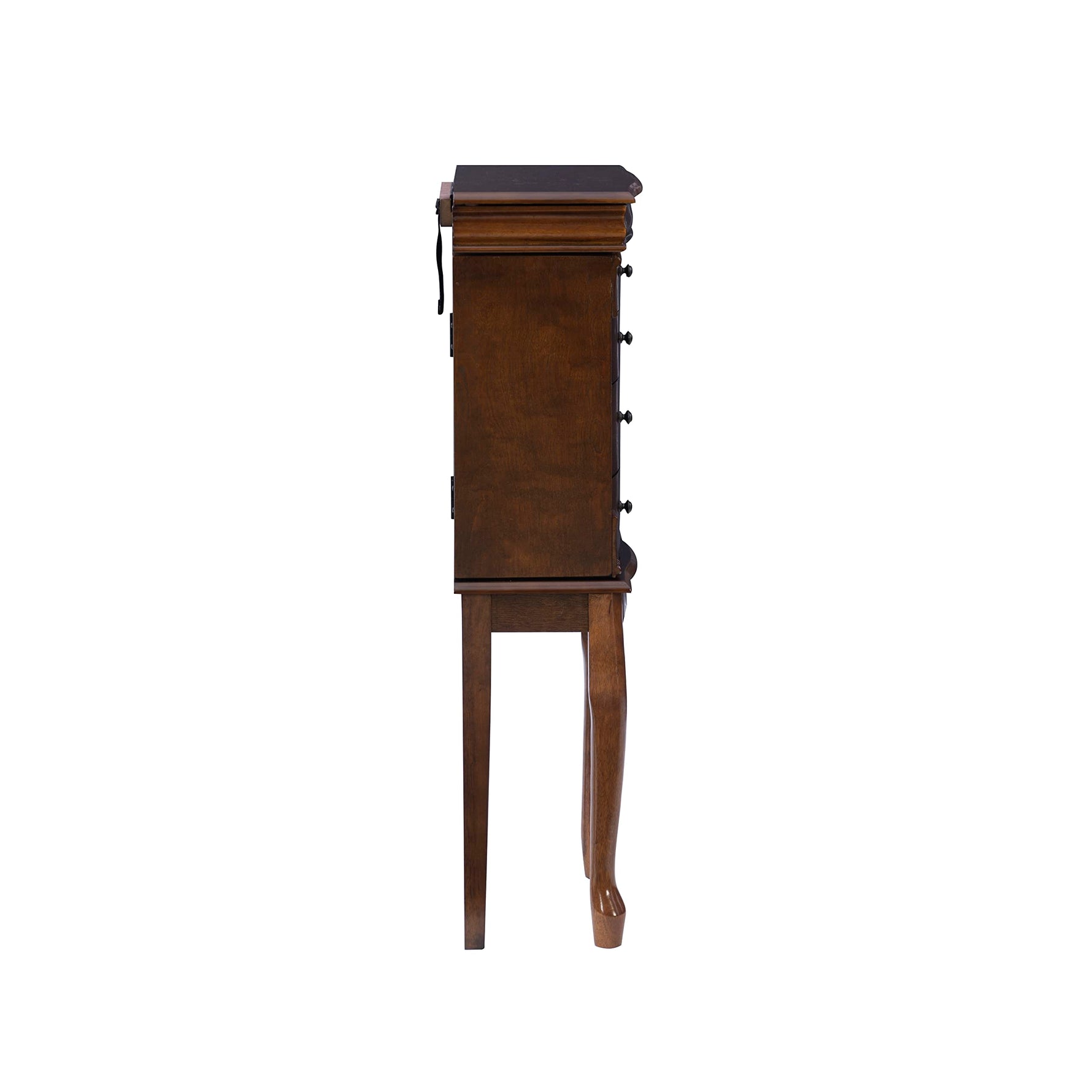Powell Louis Philippe Jewelry Armoire, Walnut
