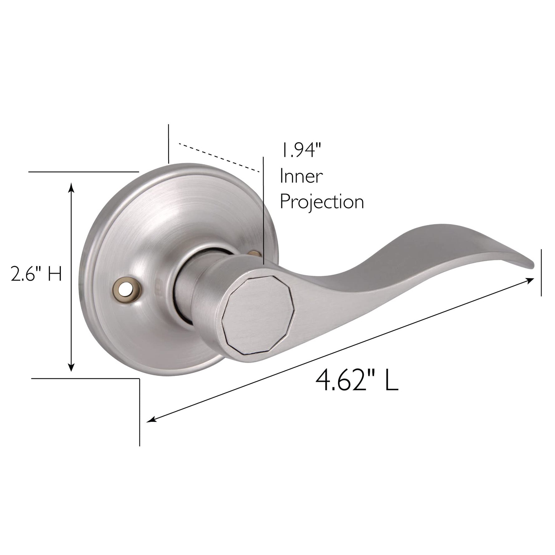 Design House 700534 Springdale Privacy Bed and Bath Door Lever Oil Rubbed Bronze