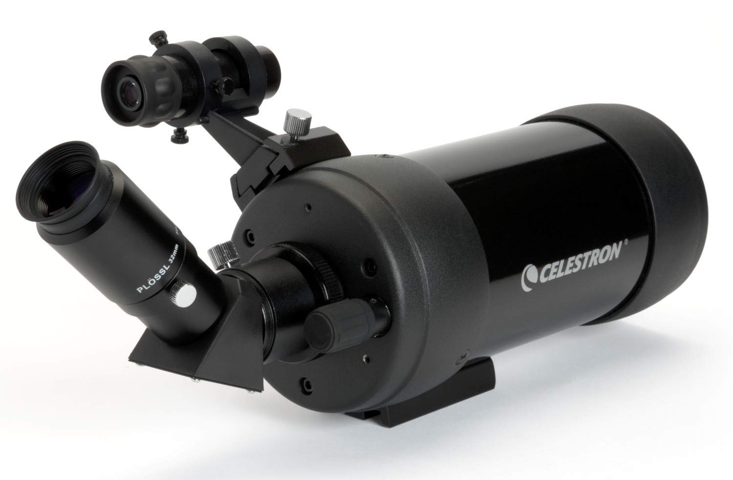 Celestron – MAK 90mm Angled Spotting Scope – Maksutov Spotting Scope – Great for Long Range Viewing – 39x Magnification with 32mm Eyepiece – Multi-Coated Optics – Rubber Armored