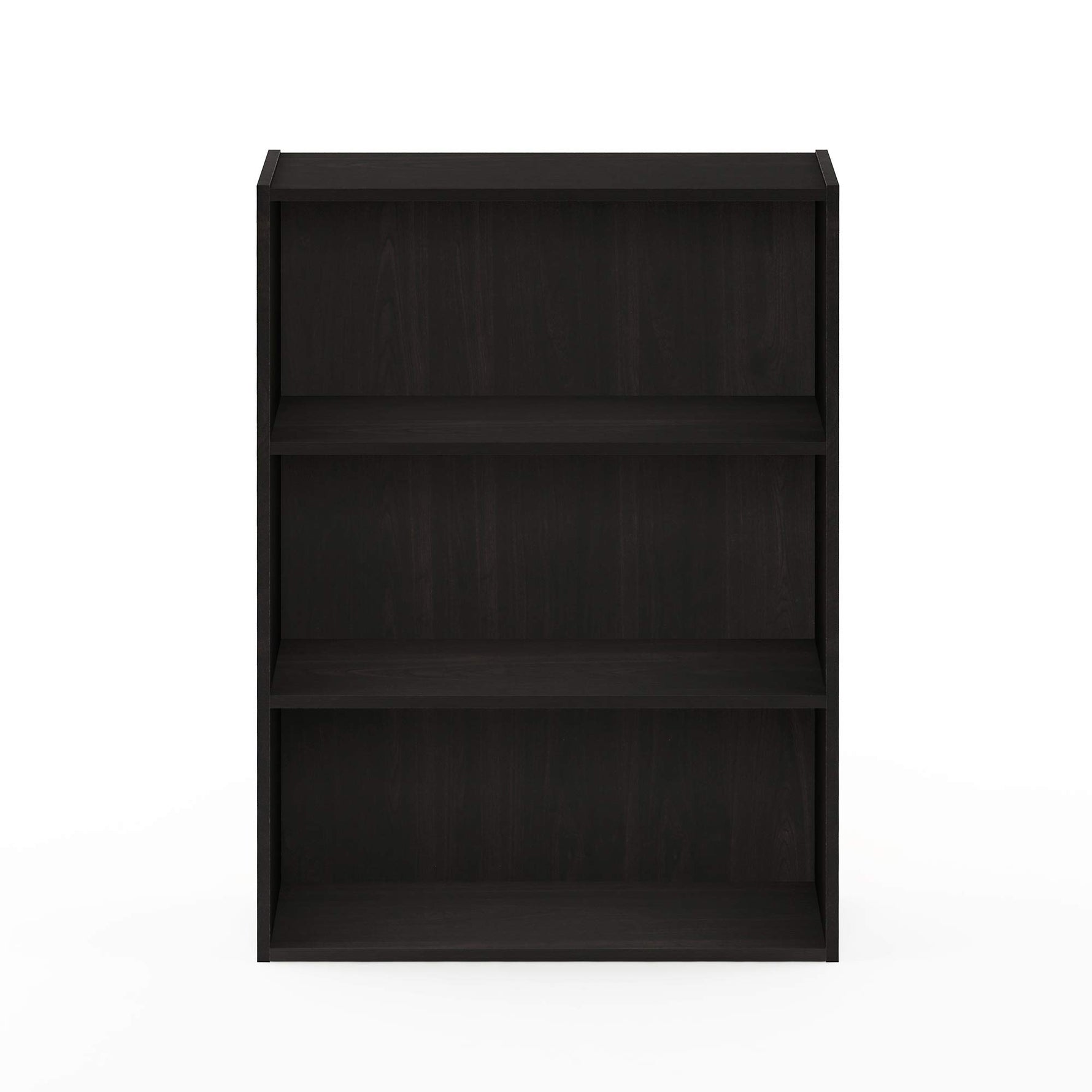 Furinno PASIR Book Shelf, 3-Tier Bookshelf, Storage Shelves Bookcase, 9.7 x 23.7 x 31.5, for Living Room, Bedroom, Home Office, Plain White