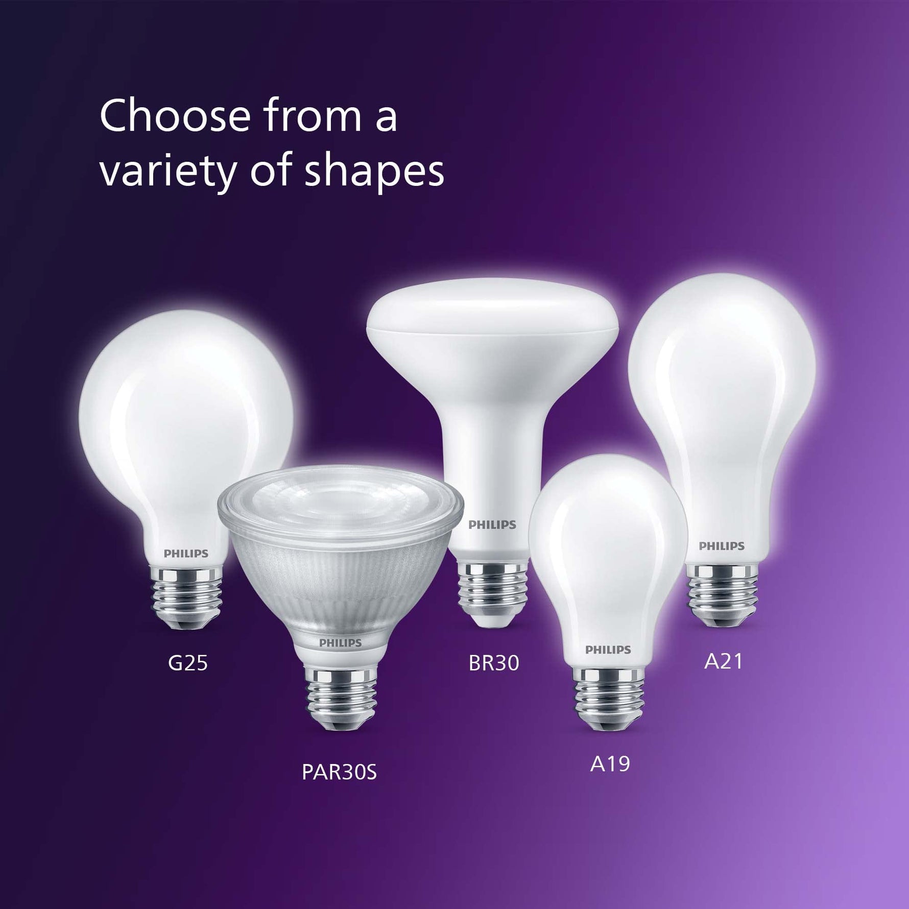 PHILIPS LED 60W A19 4-Pack Ultra Definition Daylight (5000K) 800 Lumen (8W = 60W) Dimmable Frosted Flicker-Free Light Bulbs