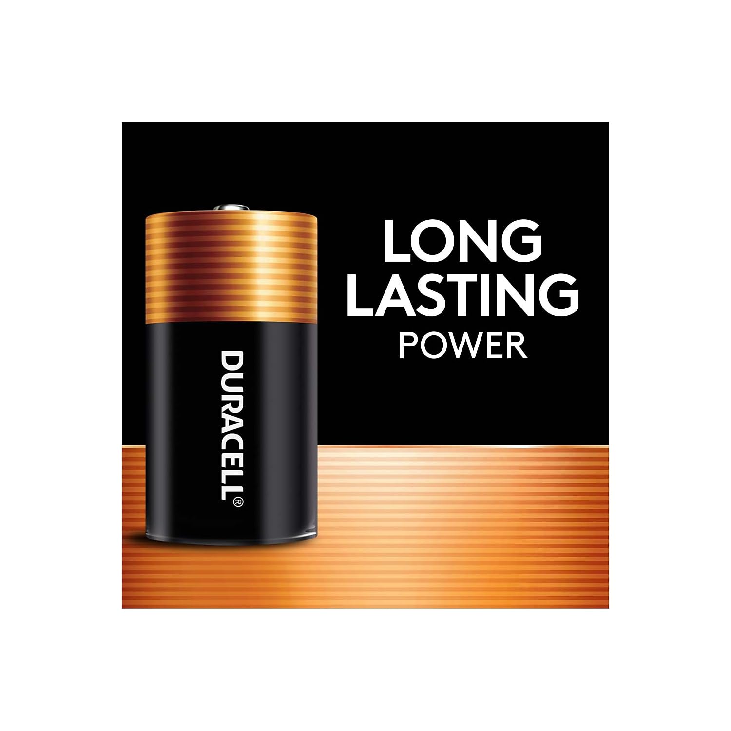 Duracell Coppertop C Batteries, 4 Count (Pack of 1), C Battery with Long-lasting Power, All-Purpose Alkaline Battery for Household and Office Devices