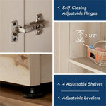 Sauder HomePlus Storage Cabinet/ Pantry cabinets, Dakota Oak finish