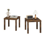 Furinno Classic Homey Square Parsons Side End Table, 1-Pack, Black