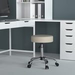 Boss Office Products Antimicrobial Vinyl Medical Spa Stool in Black