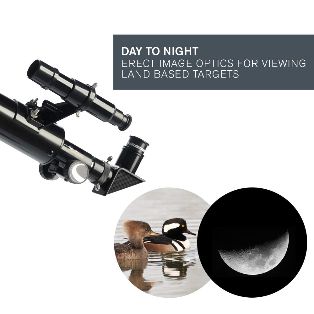 Celestron - PowerSeeker 50AZ Telescope - Manual Alt-Azimuth Telescope for Beginners - Compact and Portable - Bonus Astronomy Software Package - 50mm Aperture