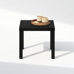 Furinno CLASSIC Coffee Table, Modern Rectangle Coffee Table with 1.8" Triple Thick Tabletop, Side Table, Toolless Assembly, for Living Room, Home Office, Black