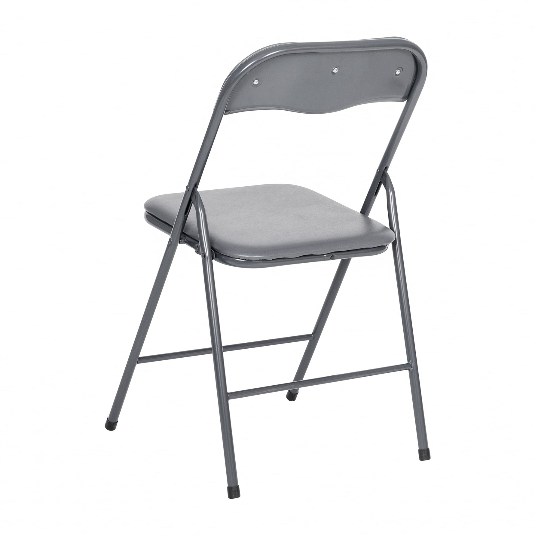 Flash Furniture Madelyn 33.5" Square Folding Multipurpose Card Table with Padded Vinyl Top, Portable Folding Game Table for 4 Players, Black