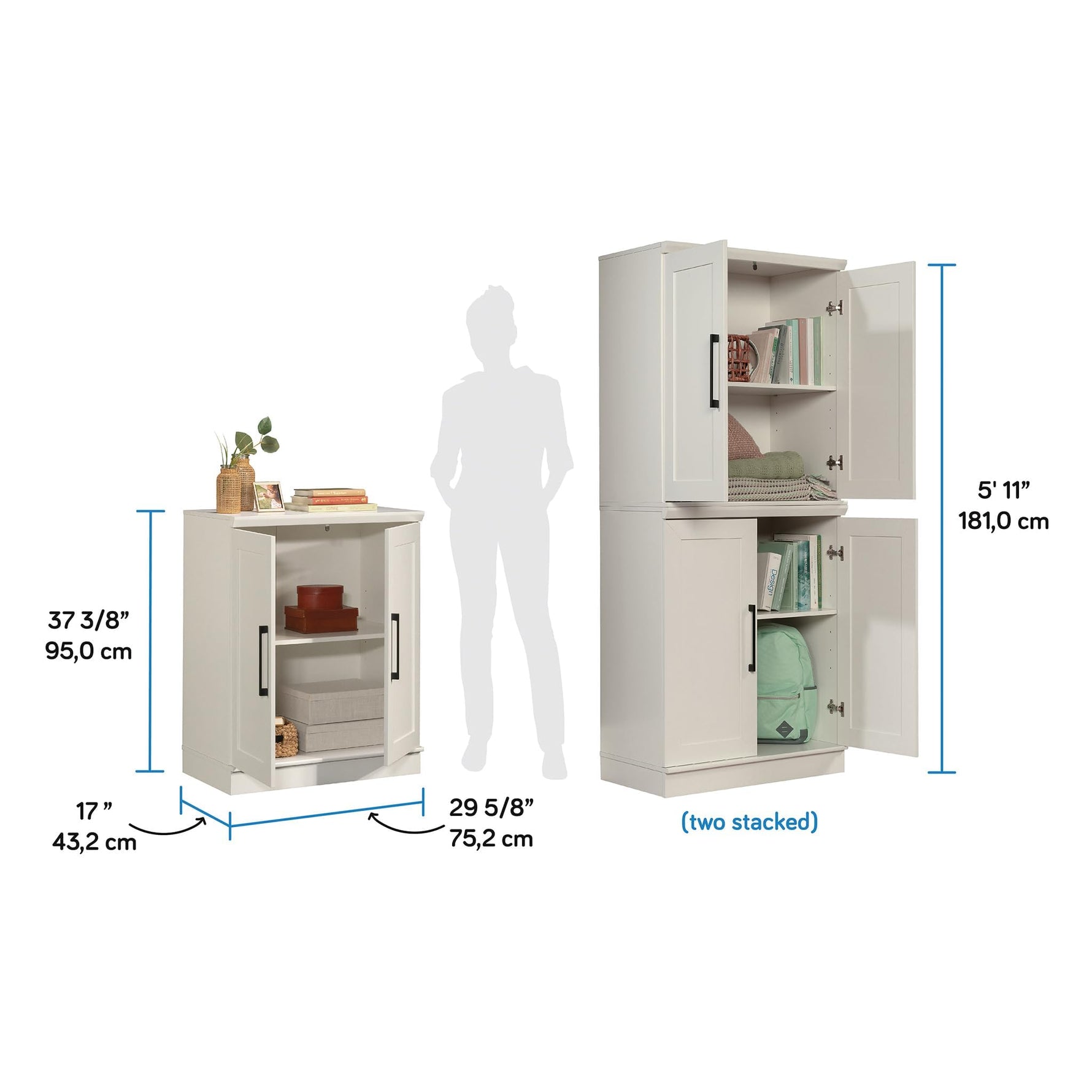 Sauder HomePlus Base Cabinet/ Pantry cabinets, Dakota Oak finish