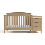 Graco Benton 5-in-1 Convertible Crib – GREENGUARD Gold Certified, Converts from Baby Crib to Toddler Bed, Daybed and Full-Size Bed, Fits Standard Full-Size Crib Mattress (White)