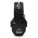 WALKER'S Razor Electronic Quad Muff w/ Bluetooth | 4 Mics 360-Degree Sound Capture 23dB NRR Hearing Protection Range Shooting Earmuffs w/ 2 AAA Batteries, Black
