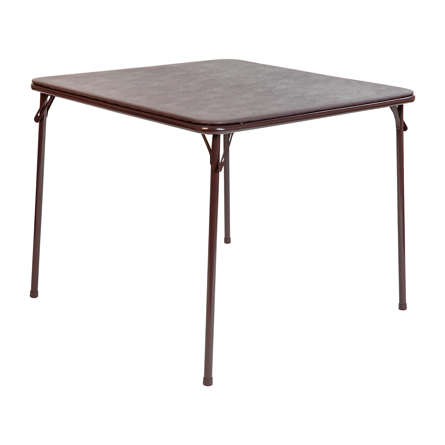 Flash Furniture Madelyn 33.5" Square Folding Multipurpose Card Table with Padded Vinyl Top, Portable Folding Game Table for 4 Players, Black