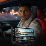 KENWOOD DMX809S eXcelon 6.95-Inch Capacitive Touch Screen, Car Stereo, Wireless and Wired CarPlay and Android Auto, Bluetooth, AM/FM HD Radio, MP3 Player, USB Port, Double DIN, 13-Band EQ, SiriusXM
