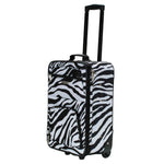 Rockland Fashion Softside 2 Piece Luggage Set, Expandable, (14" Tote/19" Upright), Purple
