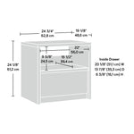 Sauder Harvey Park Night Stand, in a Pacific Maple Finish
