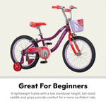 Schwinn Koen Bike, 16 Inch Bike for Kids Ages 3-7, SmartStart Ergonomic Design for Kids, Adjustable Seat Grows with your Child, Rear Coaster Brake and Front Caliper Brake, Training Bicycle