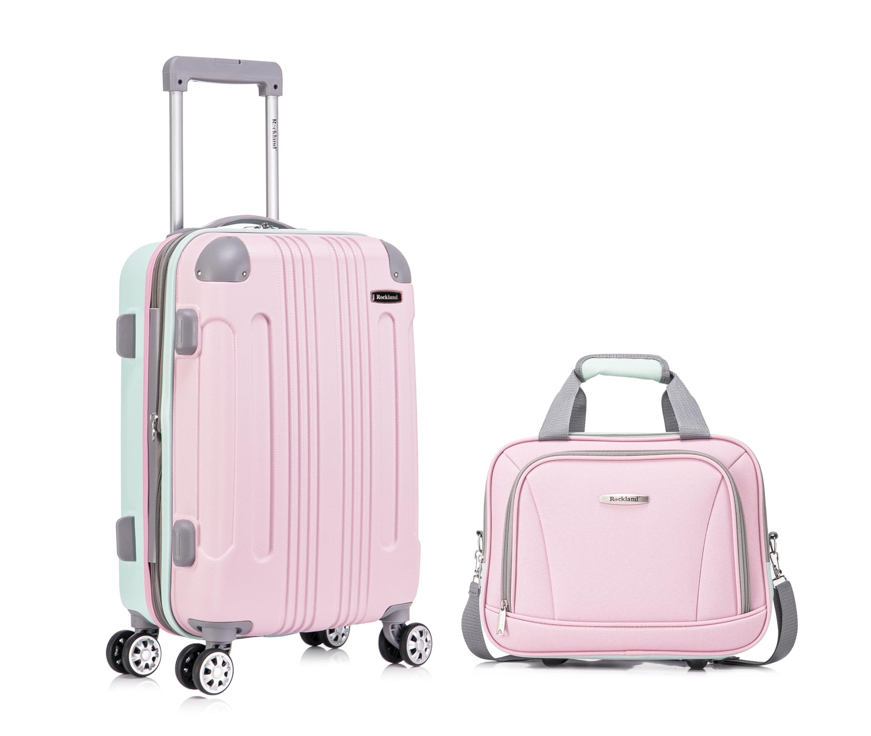 Rockland London Hardside Spinner Wheel Luggage, Carry-On 20", Mint