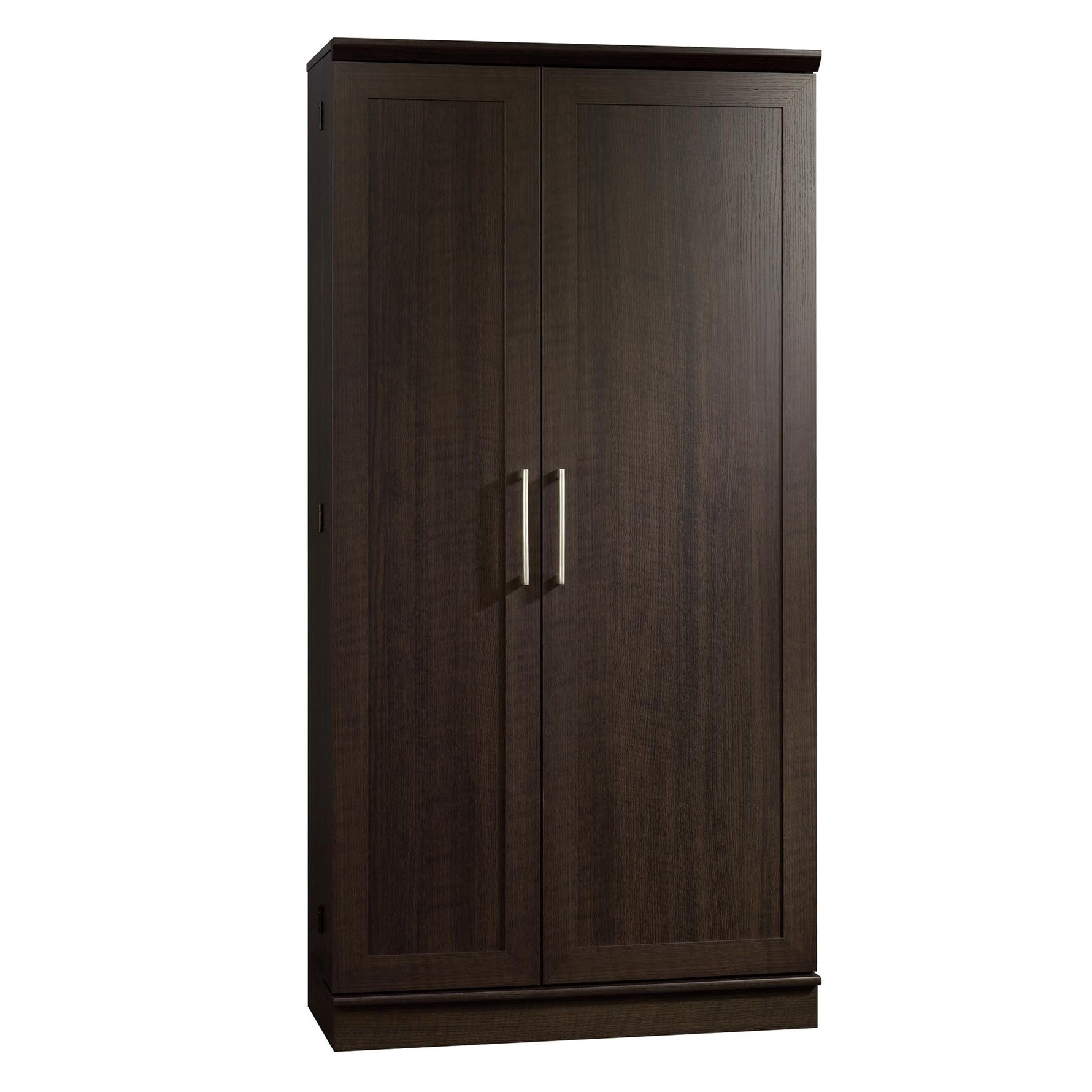Sauder HomePlus Kitchen Storage Pantry Cabinet with Swing Door Storage and Adjustable Shelves, in Soft White finish