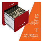 NuSparc 2 Drawer Locking Filing Cabinet | Pre-Assembled Steel Construction | Space-Saving Design is Perfect for Home and Small Office | Letter-Size | Assembled in North America