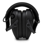 WALKER'S Razor Electronic Quad Muff w/ Bluetooth | 4 Mics 360-Degree Sound Capture 23dB NRR Hearing Protection Range Shooting Earmuffs w/ 2 AAA Batteries, Black