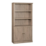 Sauder Miscellaneous Storage 5-Shelf/Book Shelf 2-Door Bookcase, Glacier Oak Finish