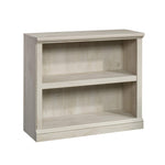 Sauder 2 Tier Book Shelf Wooden Bookcase Multipurpose Bookshelf for Home Office, Living Room, in Salt Oak