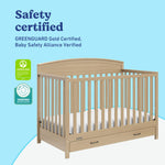 Graco Benton 5-in-1 Convertible Crib – GREENGUARD Gold Certified, Converts from Baby Crib to Toddler Bed, Daybed and Full-Size Bed, Fits Standard Full-Size Crib Mattress (White)