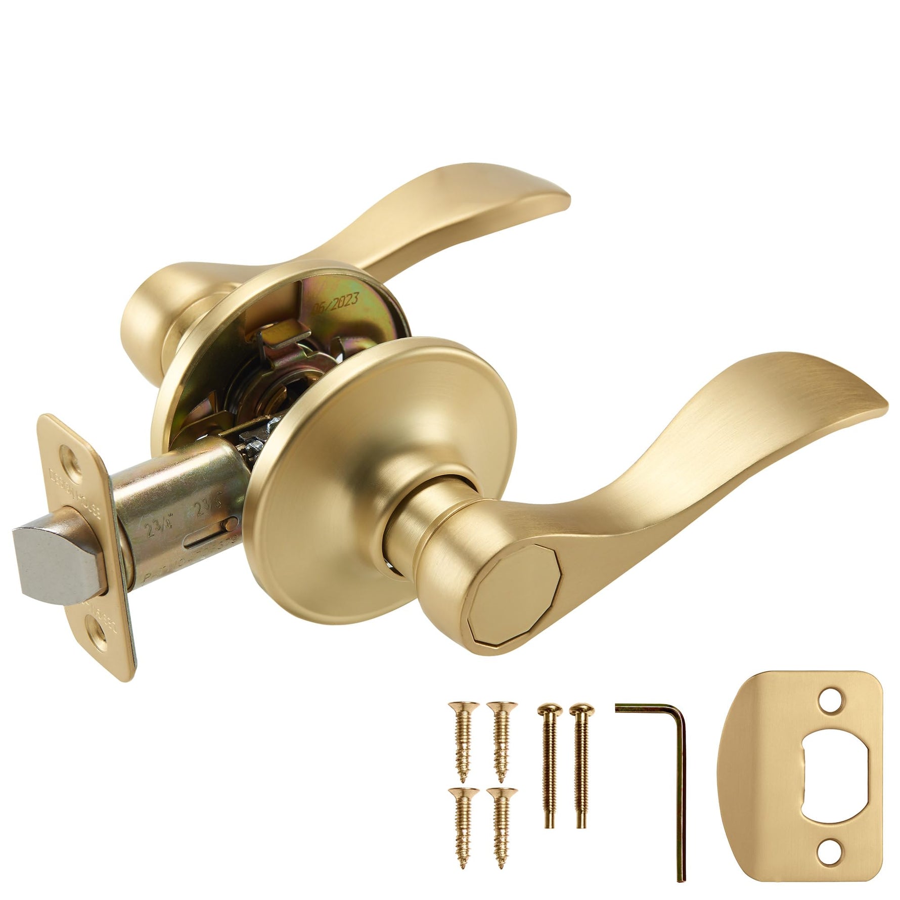 Design House 700534 Springdale Privacy Bed and Bath Door Lever Oil Rubbed Bronze