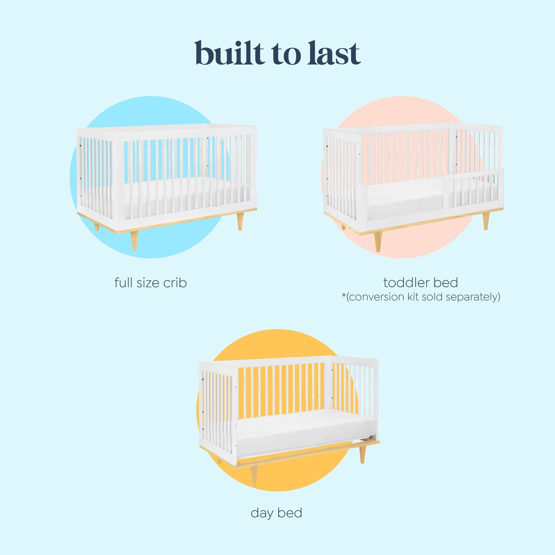 Davinci Marley 3-in-1 Convertible Crib in Walnut, Greenguard Gold and FSC® Certified