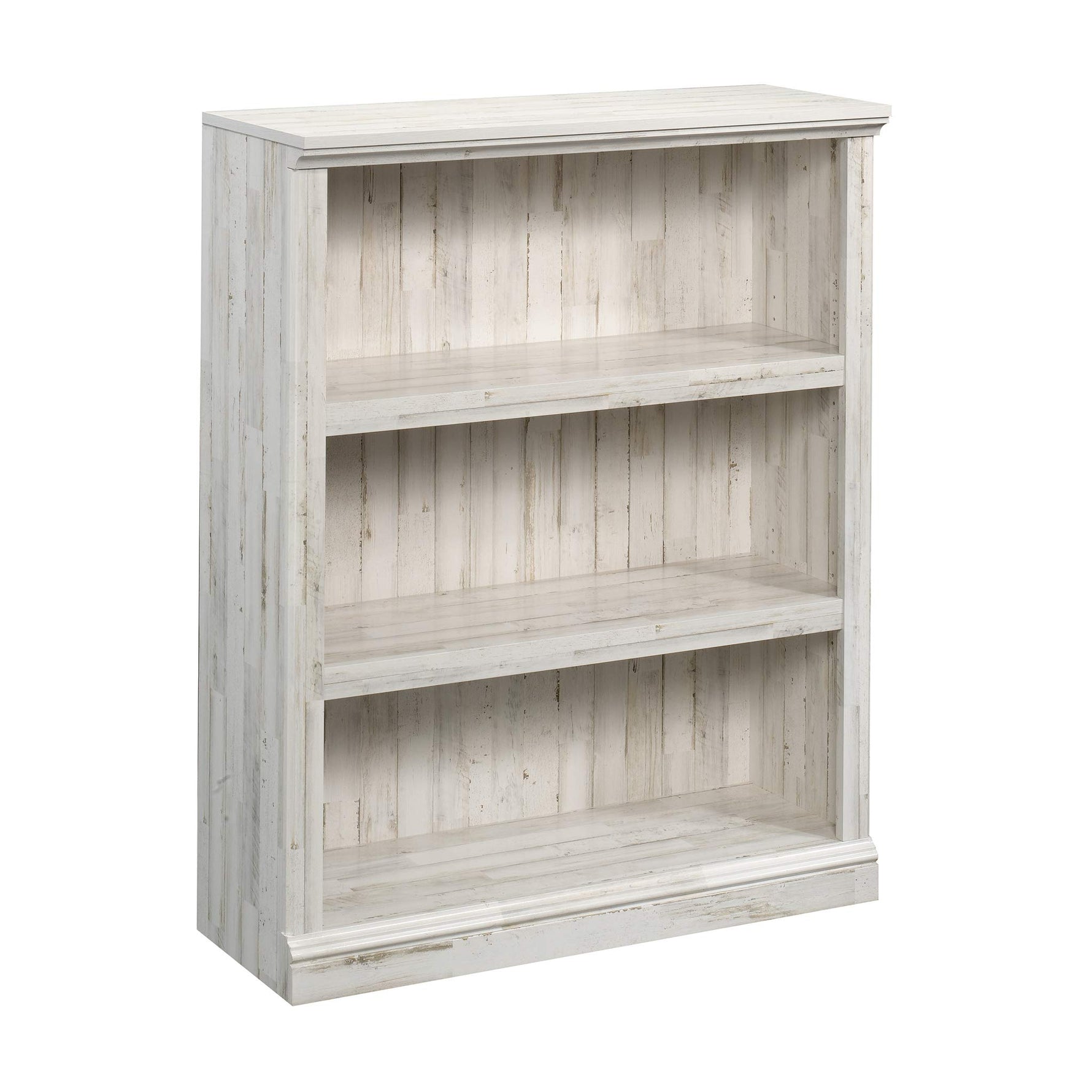 Sauder Miscellaneous Storage 3-Shelf Bookcase/ Book shelf, Oiled Oak finish