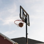 Lifetime Portable Basketball Hoop, Adjustable Height 7.5-10 Ft, 44 Inch Shatterproof Fusion Backboard, Base with Wheels