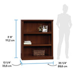 Sauder Miscellaneous Storage 3-Shelf Bookcase/ Book shelf, Oiled Oak finish