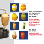 Starfrit Rotato Express Electric Peeler - 2 Spare Blades - Safe & Easy to Use - Effortlessly Peels Vegetables and Fruit