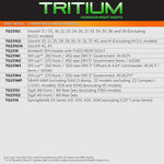 TruGlo Tritium Pro Glow in the Dark Compact Gun Hunting Glock Pistol Sight with Maximum Bright Sights for Glock Sidearm 17, 19, 22, 23, 24, 26, and 27