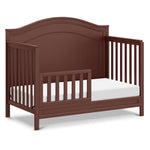 Davinci Charlie 4-in-1 Convertible Crib - GREENGUARD Gold Certified - Converts from Baby Crib to Toddler Bed, Daybed, and Full-Size Bed Effortlessly - 4 Adjustable Heights - Wooden White Baby Bed