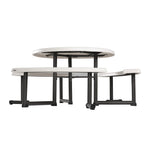 LIFETIME 260205 Picnic Table, 44-Inch, Almond