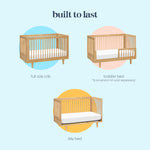 Davinci Marley 3-in-1 Convertible Crib in Walnut, Greenguard Gold and FSC® Certified