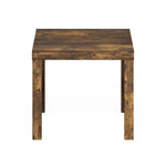 Furinno Classic Homey Square Parsons Side End Table, 1-Pack, Black