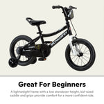 Schwinn Koen Bike, 16 Inch Bike for Kids Ages 3-7, SmartStart Ergonomic Design for Kids, Adjustable Seat Grows with your Child, Rear Coaster Brake and Front Caliper Brake, Training Bicycle