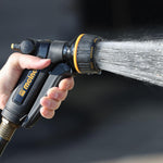 Melnor 65020-AMZ Metal Nozzle with QuickConnect Product Adapter Set, Multi-Pattern, Heavyweight Rear Trigger